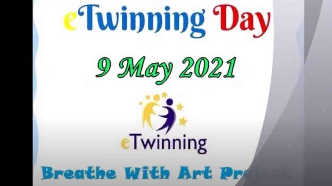 Okulumuz öğretmenlerinden Döne GÖKTÜRK KAYAHAN 'ın yürüttüğü BREATHE WITH ART  e Twinning projesinin e Twinning Day kutlamaları